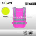 2015 New Products High Visibility Reflective child & kids pink traffic safety vest